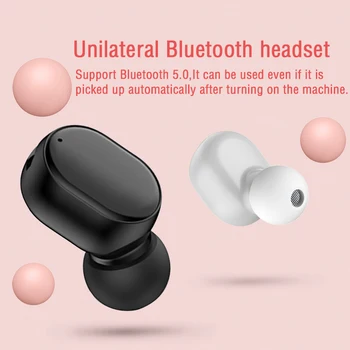 Mini Wireless Kuular Kõrva 5.0 Kõrvaklapid koos Mikrofoniga Peakomplekt 3D Stereo Earbuds Samsung Huawei Xiaomi Android ja IOS