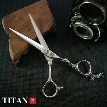 Titan 6 tolline professionaalne juuste käärid salongi juuksur juuksur tööriista teras roostevaba