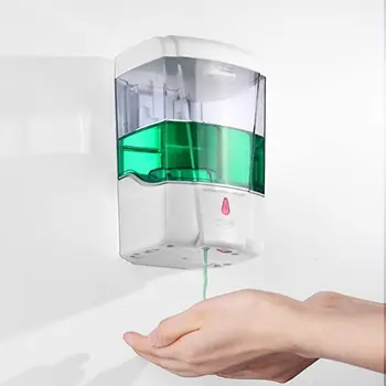 Smart Gel Alkoholi Desinfitseeriva käsihuuhde Automaatne Tulede seebidosaator 700ml Seina külge kinnitatav seebidosaator