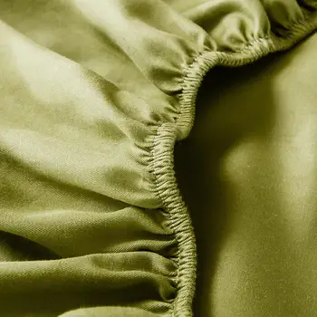 1 pc Puuvill Madratsi Kate Elastse Avokaado Ühe Suuruse Paigaldatud Leht Täiskasvanud Tahked Värvi Voodipesu Linasest Bedclothes