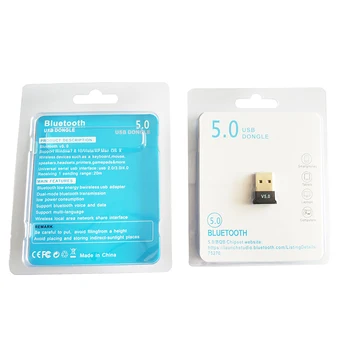 Traadita USB-5.0 Bluetooth Adapter Bluetooth Dongle Muusika Vastuvõtja Adapter Bluetooth Audio Saatja Desktop VÕITA 10