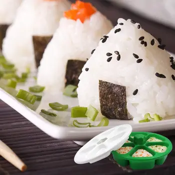 DIY Sushi Hallituse Onigiri Riis Palli Toidu Vajutage Kolmnurkne Sushi Tegija Hallituse Sushi Komplekt Jaapani Köök Bento Tarvikud