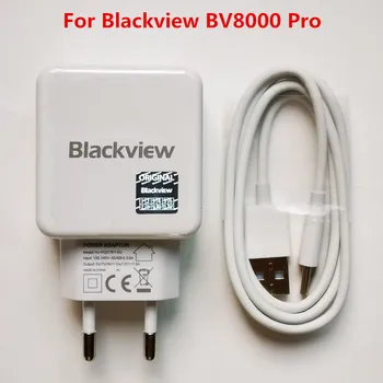 Algne Blackview BV8000 Pro AC Adapter Kiire Laadija Reisi Laadija EU Pistik Adapter + USB Kaabel DC 5V 7V 9V 2A 12V 1,5 A