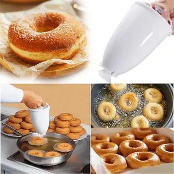 Plastikust Donut Tegija DIY Masin Vahend Hallituse Köök Saia Koogid Nõud Sõõriku Tegemine Keraamiline Küpsetamine Tarvikud