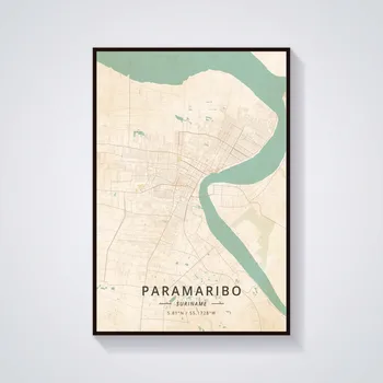 Paramaribo, Suriname Plakat