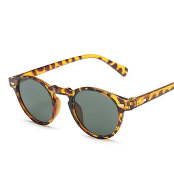 Uus Vintage Leopard Ring Päikeseprillid Naiste Mood Cat Eye Peegel Päikese Prillid Naine Brändi Disainer Kalle Classic