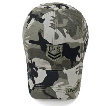 Armee Sõjalise Camo Baseball Cap Kamuflaaž Mütsid Jahi-ja Kalapüügi harrasteita Tikandid Kaardus Vabaaja Müts Päikese Mütsid
