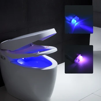 LED Wc Öö Valguses Laadimine USB Istme Induktsiooni Lamp Liikumisandur WC Valguse 8 Värvi Muutlik Lamp Powered Backlight Laps