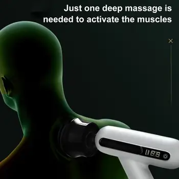 LCD-Ekraan, Massaaž Relv Professional Deep Muscle Massager Valu Keha Lõõgastuda Näo Relv Fitness Kehakaalu Relv