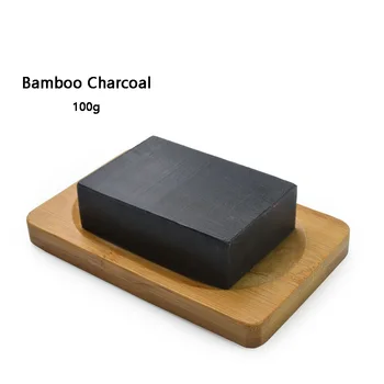 Bambusest Süsi Käsitsi valmistatud Seep, eeterlik Õli Seep Puhastus Mustpeade Oil Control Näo Bambusest Seep Vann Seep Anti-akne Seep