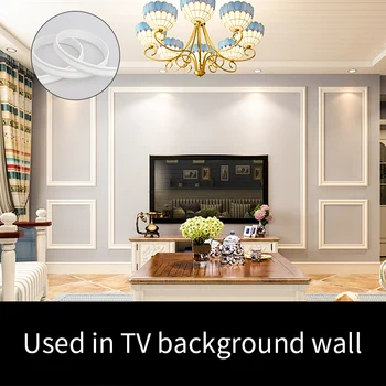 PVC dekoratiivsed taust seina kips lakke elutoas TV taust seina dekoratiivsed piiri tapeedi serva riba pehme rea f kohta