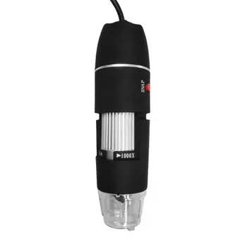 Kuum 1000X Luup 8 LED Digital Microscope USB Endoscope Kaamera Metallist Alus Kaasaskantav käeshoitav Endoscope kontrollimiseks