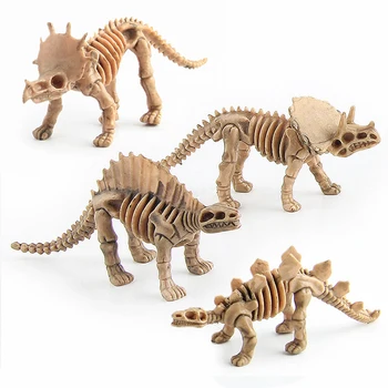 12 Tk Jurassic Dinosaurus Mudel Fossiilsete Skelett Arheoloogiliste Kaevetööde Tegevus Joonis Türannosaurus Laste Mänguasjad Dinosaurus Se