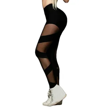 [Sa oled Minu Salajane] Uus Suvine Naiste Legging Seksikas Läbi Näha Fitness Säärised Kõrge Elastsus Treening Push Up Mustad Lühikesed Püksid