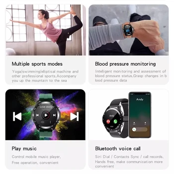 Meeste vaata Smart Watch Mehed Bluetooth kõne Android samsung IOS PK galaxy vaata 3 SmartWatch HeartRate Tegevuse Tracker