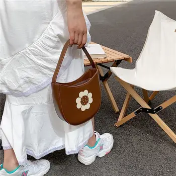 Õie Kuu Tassima Kotid Naistele 2021 Suvel Kaubamärgiga Disainer Mood Mini Crossbody Kotid PU Nahast Rahakott Käekotid
