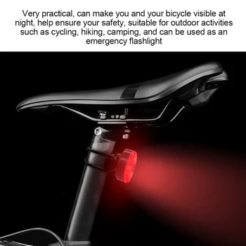 Jalgratta Hoiatus Kerge Veekindel Bike Ohutuse suunatuli Saba Kerge USB Laetav 360° Reguleeritav Kaasaskantav Bike Taillight