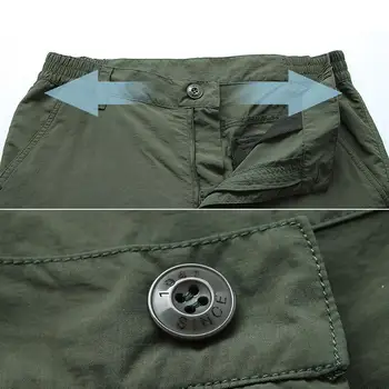 Meeste Tactical Püksid Hingav Vabaaja Armee Sõjalise Pikad Püksid Mees Veekindel Kiire Kuiv Multi-Tasku Cargo Püksid