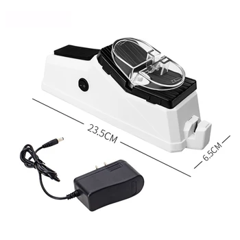 USB Elektriline Nuga, Teritaja Reguleeritav Köök Noad Vahend Nuga Kääride Teritus-Valge keskmise ja peenlihvimiseks tera