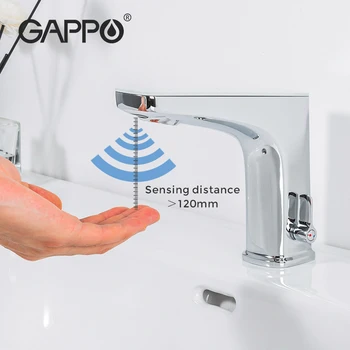 GAPPO Andur Valamu Segistid Touch Automaatne Mikser Kuum Külm Vesi Puuduta Juga Kaasaegne Disain Segisti Vannitoa Segistid G523