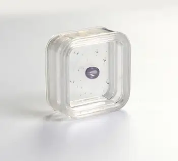 100TK 55*55mm Läbipaistev Ujuvad Display Case Kõrvarõngas Gems Ring Ehted Peatamise Pakendi Karp PET-Kile Seista Omanik SN