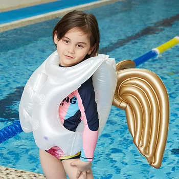 Laste Päästevest Täispuhutav Ingel Tiivad Reguleeritav Laps Ujuda Rõngad lapsed ujuvad ohutuse Elu Vest Laste Ujuma Basseini Vest