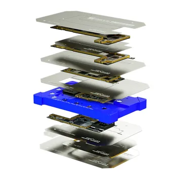 Mehhaanik 10 1 Emaplaadi Automaatne Positsioneerimine Tin-Istutamine Platvorm iPhone X-12 Pro Max BGA Reballing Šabloon Võistluskalendri