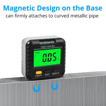 Neoteck Digitaalne Tase Kasti Nurgamõõtjaga Angle Finder Taseme Näidik Koonilised Näidik Inclinometer Koos Magneti Põhineb Taustvalguse Tase Mull