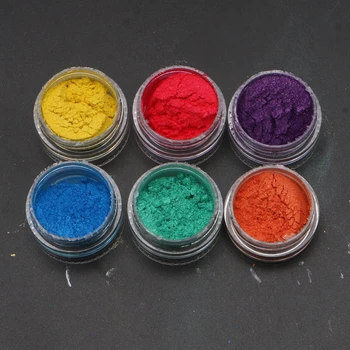 13MC 1 Sätestatud Kosmeetika Hinne pärlmutterläiget tekitavad Natural Mineral Mica Pulber Epoksüvaik Värvi Pärl Pigment DIY Ehted, Käsitöö Tegemine
