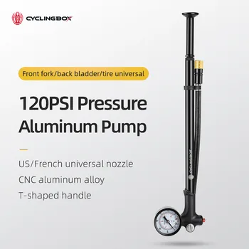 Jalgratta MTB shock absorber pump koos kõrge rõhu näidik fork/tagavedrustus pump käsitsi õhk pumba manomeeter inflator