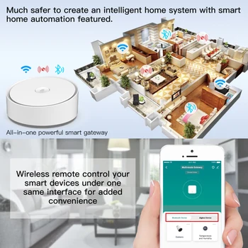 Tuya ZigBee Smart Gateway Smart Home Silla Smart Elu APP Traadita pult Töötab Alexa Google ' i Kodu Smart Home