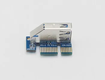 UUED PCI-E PCI E Express 1X 1X Extender Adapter Ärkaja Kaart, USB 3.0 Kaabel, SATA Võimu Kaevandaja Kaevandamine Emaplaadi PCI-E X1 Pesa