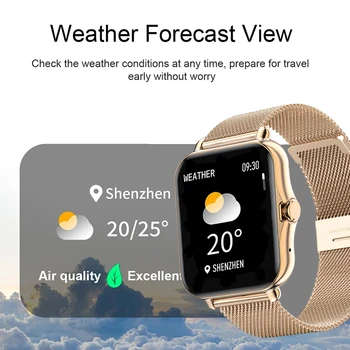 Bluetooth Helistamine Smart Watch Mehed Naised Smartwatch EKG Fitness Tracker Veekindel 1.69 tolline puutetundlik ekraan, Android ja iOS+Kast