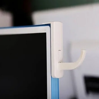 Home office ' i kõrvaklappide konks jälgida kõrvaklappide konks peakomplekti mikrofoni seista ekraan riiuli kandur
