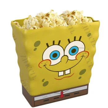 650ml Cartoon Armas Sponged Bobed Cup Patrick Star Õled Cup Popkorni Kopp 3D Sponge Meritäht Õled Cup Lastele Täiskasvanud