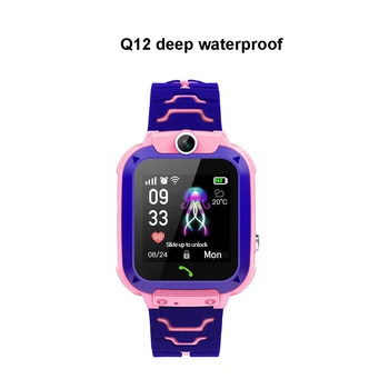 IP67, Veekindel Q12 2G smart watch lapsed SOS Ühe-Kliki-Sim-Kaardi Telefoni SmartWatch Klassi Režiim smart kellad lapsed poiss Q12B