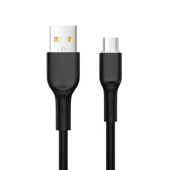 Vedela Silikooniga Värvikas USB-Kaabel Android Kiire Laadimine USB-kiirlaadimine Kaabel 1M 2M Iphone Huawei Xiaomi Samsung