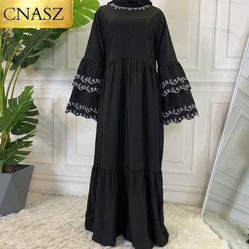 2021 Uus Mood Prindi Pikk Varrukas Kleit Dubai Kleit Islami Tikandid Lähis-Ida Elegantne Mood Naiste Seelik Daamid