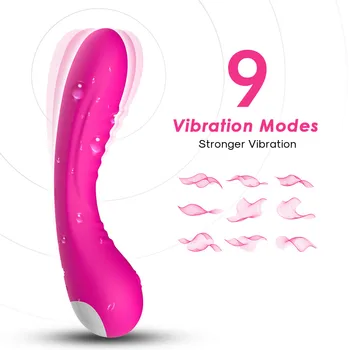 Silikoon Realistlik Vibraator Dildo Sugu Mänguasjad, Naiste 9 Kiirused Vibrador Kliitori Massager G Spot Anal Mänguasjad, Erootiline Täiskasvanute Tooted