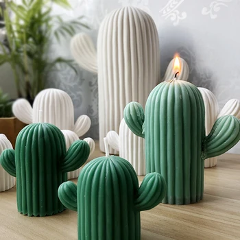 Armas Cactus & Kivi Kuju Küünal Hallituse Aroomiteraapia Krohv Silikoon Hallituse Käsitöö Käsitöö Küünal Seebi Tegemise Diy Kodu Kaunistamiseks