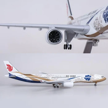 47CM1:135 Skaala Airbus A330 Mudel AIR China Airlines Hingamisteede W ratas&LED telik Tuled Metallist Õhusõiduki Lennuk Laekuva Mänguasi