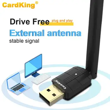 CardKing 150Mbps-USB WiFi Adapter 802.11 n Kõrge Saada 6dBi Drive-Tasuta Pikk Vahemaa Vastuvõtja Võrgu Kaart Toetab Windows Mac