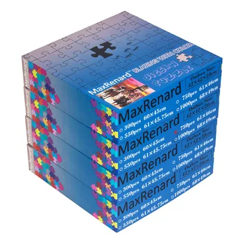 MaxRenard Uus 750 Tükki Jigsaw Puzzle Erinevate Karbis Mustrid Mõistatusi Children 's Mängu Hariduslik Mänguasi Jõulud Kingitus Lapsele