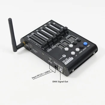 Pihuarvuti MINI Wireless DMX Konsooli Home Entertainment Mini DMX512 Etappi Valguse Mõju Töötleja Võib Võimsus, mida USB 5V Võimsust Pank