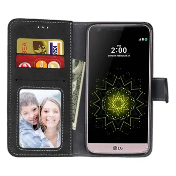 Näiteks LG G5 H830 H850 H820 Nahast Walet mobiiltelefoni Juhtudel Kaas LG G5 Juhul Shell tagakaas Kaardi Omanik Kotid LG G5 H850