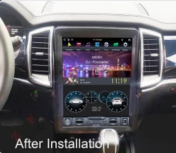 Android 9 128G PX6 Tesla Styel Ford Ranger T6 Everest 2016 - 2020 Auto Raadio Stereo Auto Multimeedia Mängija, DVD-GPS Navigeerimine
