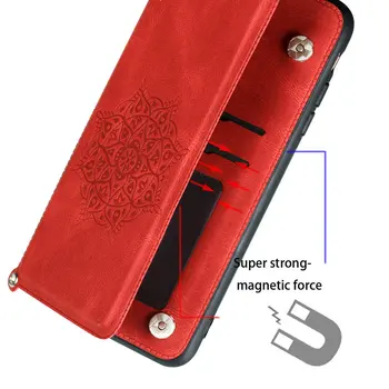 Nahast Mandala Rahakott Magnet Kaardi Tagasi, Paneel Samsung A50 Flip Case Samsung Galaxy A70 A30 A20 S A50S A20S A30S A70S 50