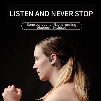 Kõrvaklapid Sport Traadita Peakomplekt Kõrva-konks Õhu Luu Juhtivus Põhimõte, Stereo HIFI Kõrvaklapid Bluetooth-ühilduvad Mic