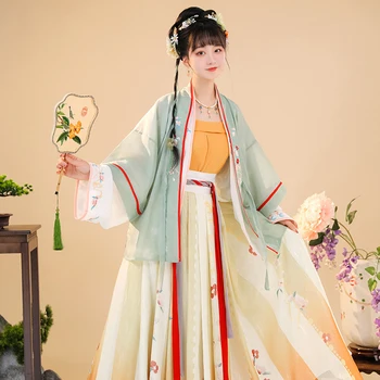 Naiste Traditsiooniliste Rõivaste Hanfu Hiina Tang Dünastia Printsessi Kostüüm Cosplay Tüdruk Kleit Idamaine Muinasjutt Dancewear