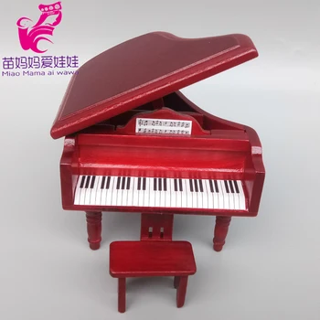 Mininature mudel lauatennis võlu klaver mini Record player male barbie mannekeeni maja funiture teenetemärgi bjd nukk diy